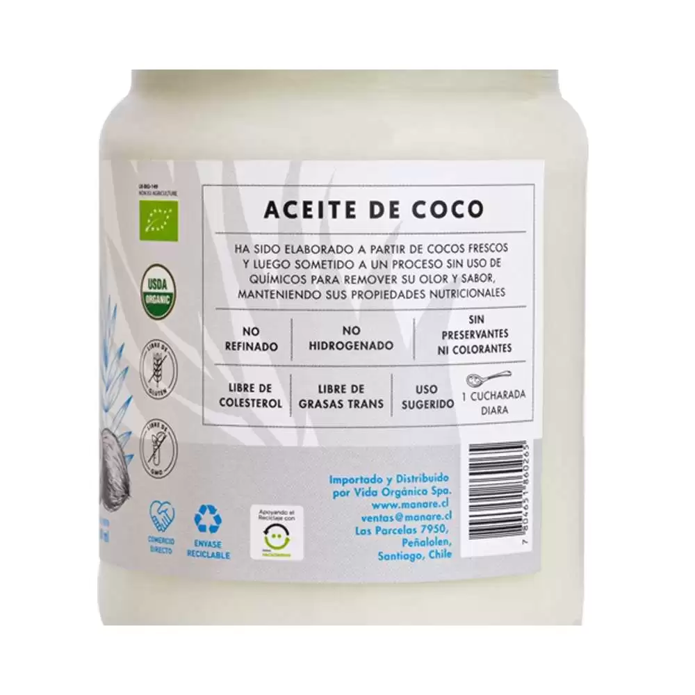 Aceite de coco sin olor - Avellanuts